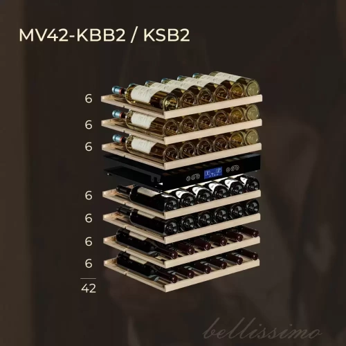 Встраиваемый винный шкаф Meyvel MV42-KSB2 фото 16