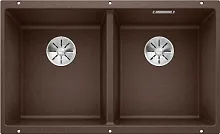 Мойка BLANCO SUBLINE 350/350-U Silgranit кофе