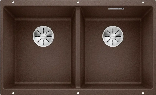 Мойка BLANCO SUBLINE 350/350-U Silgranit кофе