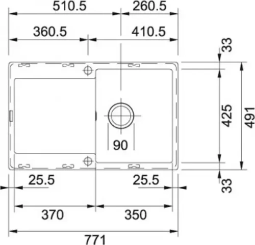 Мойка Franke MRG 211-77 шоколад фото 3
