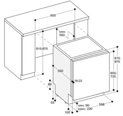 Встраиваемая посудомоечная машина Gaggenau DF 261-163 фото 3