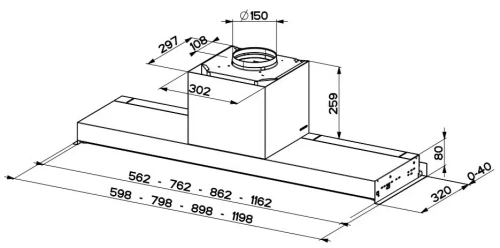 Встраиваемая вытяжка Faber IN-NOVA PREMIUM X A60 фото 4