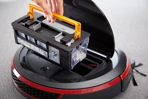 Робот-пылесос Miele SLQL0 Scout RX2 манговый красный фото 4
