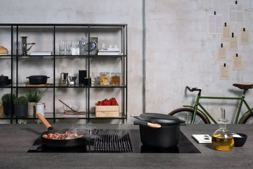 Варочная панель с вытяжкой Elica NIKOLATESLA LIBRA EVO BL/A/83 фото 4