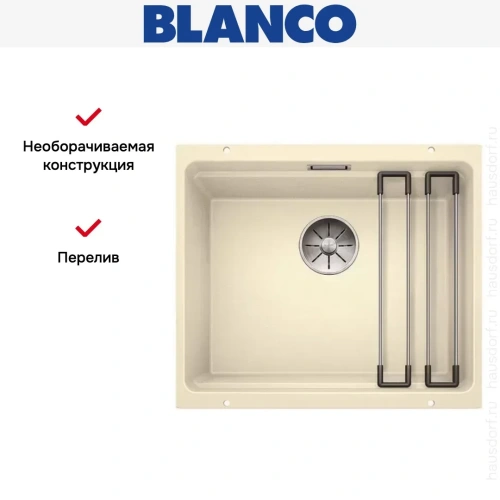 Мойка Blanco ETAGON 500-U SILGRANIT PuraDur жасмин фото 9