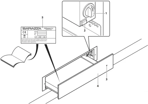 Встраиваемый подогреватель посуды Barazza 1CEEVG фото 6