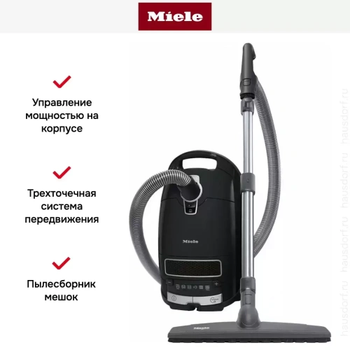 Пылесос Miele SGSA3 Complete C3 Parquet Celebration черный обсидиан фото 8