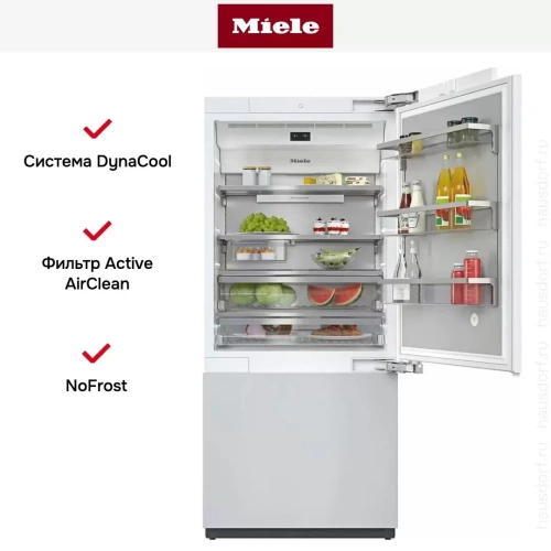 Встраиваемая холодильно-морозильная комбинация MasterCool Miele KF2901Vi фото 14