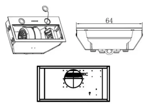 Встраиваемая кухонная вытяжка MAUNFELD THAMES 601M черный фото 16