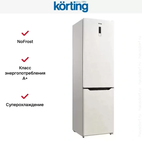 Холодильник Korting KNFC 62017 B фото 3