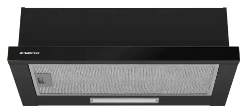 Встраиваемая вытяжка Maunfeld Clyde 60 черное стекло фото 2
