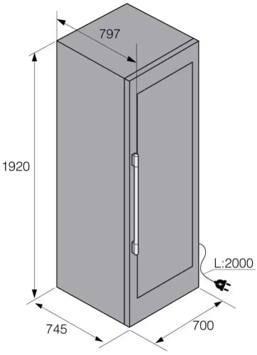 Винный шкаф Asko WCN111942G фото 15