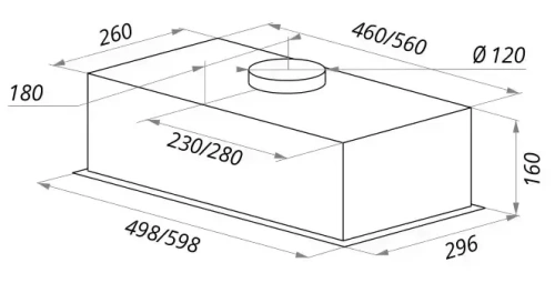 Встраиваемая кухонная вытяжка MAUNFELD Crosby Light C 60 черный фото 15