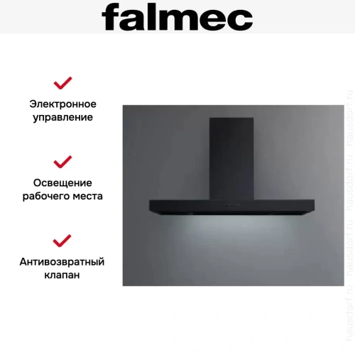 Вытяжка Falmec Plane Isola Black 90 (800) фото 3
