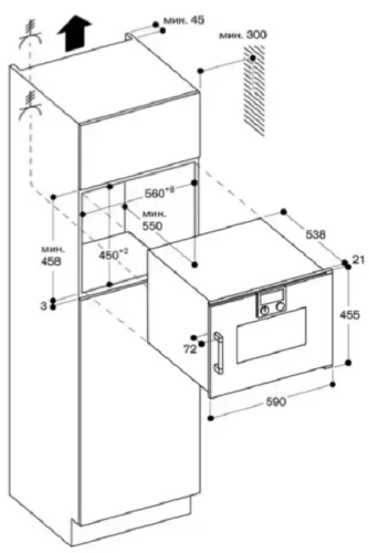 Встраиваемая микроволновая печь Gaggenau BMP 250-130 фото 4