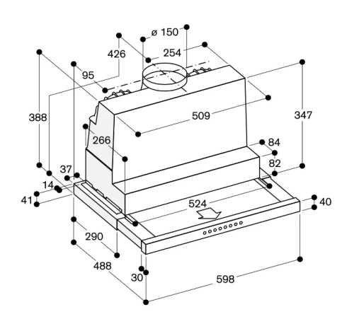 Встраиваемая вытяжка Gaggenau AF 200-160 фото 2