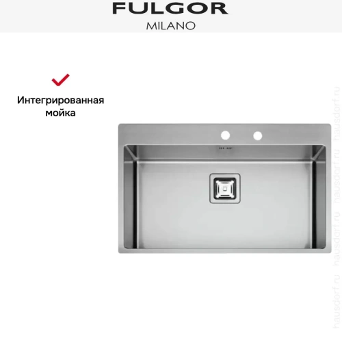 Мойка Fulgor Milano P1B 8651 QA F-SF фото 3