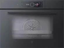 Встраиваемый паровой шкаф V-Zug CombiSteamer V6000 45 CS6T-23032 черное стекло