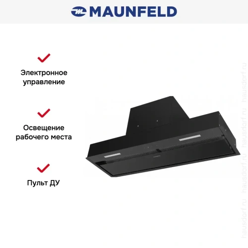 Встраиваемая кухонная вытяжка MAUNFELD Fantasy 90 черный фото 22