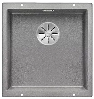 Мойка Blanco SUBLINE 400-U SILGRANIT отводная арматура InFino® алюметаллик темный