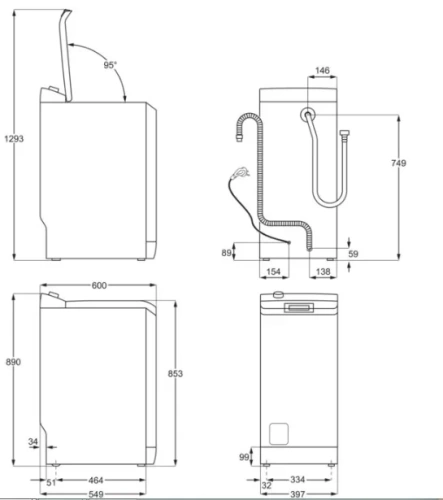 Стиральная машина AEG LTX6GR371 фото 10