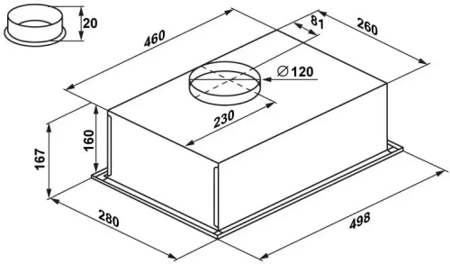 Встраиваемая кухонная вытяжка MAUNFELD Crosby Singl 5028 BEIGE фото 10