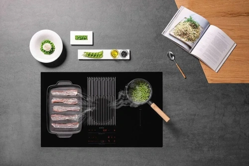 Варочная панель с вытяжкой Elica NIKOLATESLA LIBRA EVO BL/A/83 фото 5