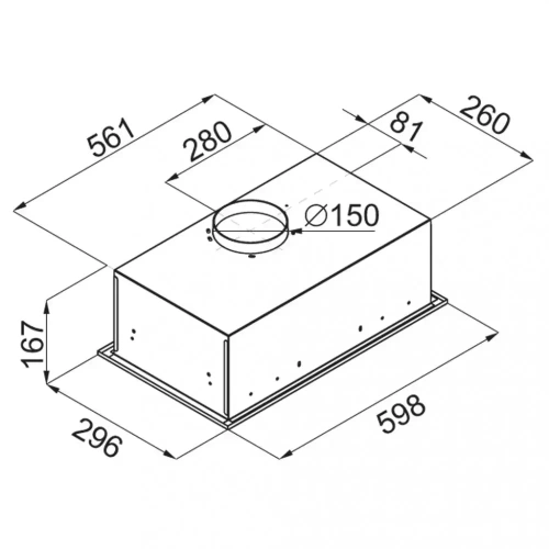 Встраиваемая кухонная вытяжка MAUNFELD Fantasy 1000ST 60 черное стекло фото 3