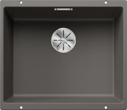 Мойка BLANCO SUBLINE 500-U Silgranit вулканический серый
