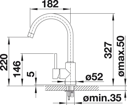 Смеситель Blanco MIDA 526649 Silgranit матовый черный фото 2