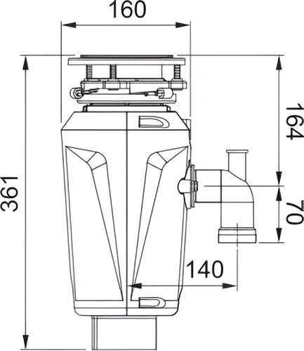 Измельчитель пищевых отходов Franke SLIM 50 фото 12