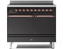 Кухонный блок ILVE PDI106QNE3/MGP матовый графит (фурн. медь)