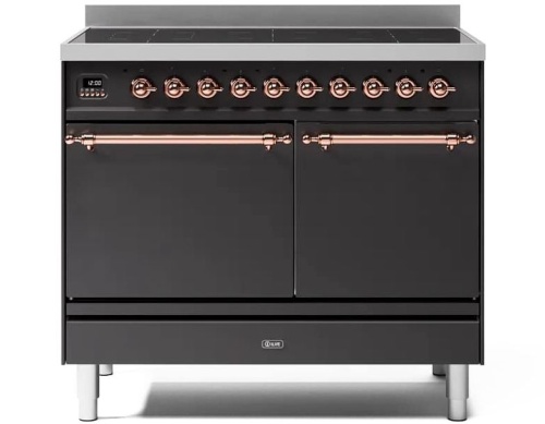 Кухонный блок ILVE PDI106QNE3/MGP матовый графит (фурн. медь)