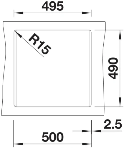Мойка BLANCO DALAGO 5 Silgranit черный, клапан-автомат фото 6