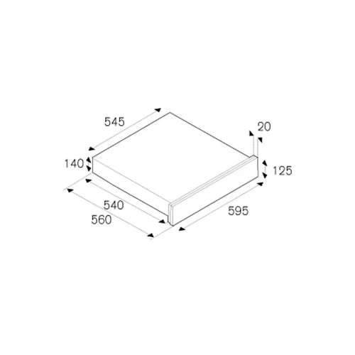 Встраиваемый ящик для подогрева Bertazzoni WD60HERNE фото 4