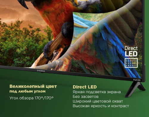 43" Телевизор MAUNFELD MLT43FSX02, Full HD, Яндекс TV фото 17