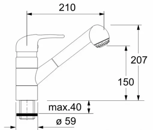 Смеситель Franke 270-1 белый фото 4