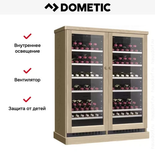 Винный шкаф Dometic C101G Double Wooden Beech фото 7