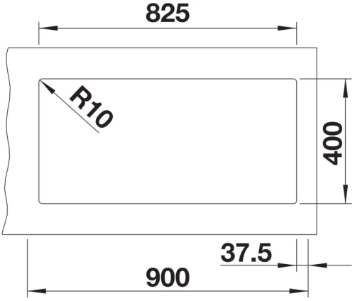 Мойка BLANCO SUBLINE 480/320-U Silgranit черный фото 5