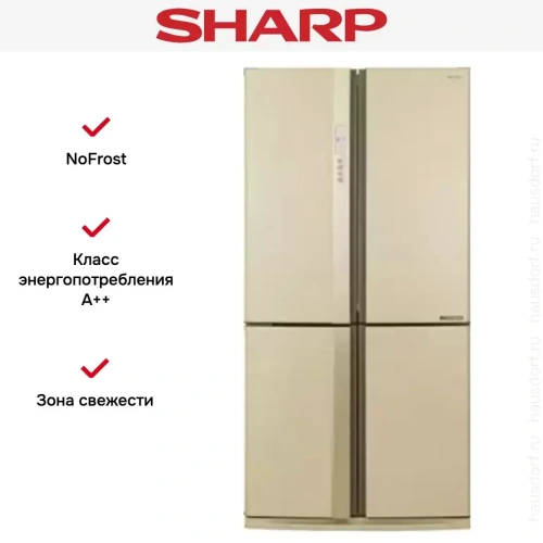 Холодильник Side by Side Sharp SJEX93PBE фото 2