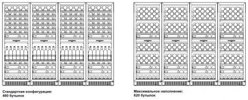Винный шкаф Dometic E115FG Quattro Elegance фото 2