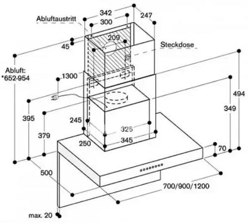 Вытяжка Gaggenau AW 241-190 фото 3
