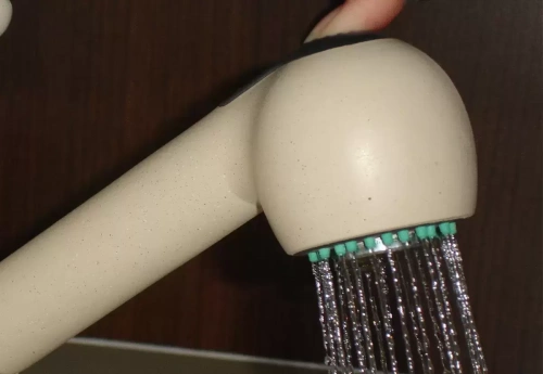 Смеситель Blanco Wega-S Silgranit белый фото 3