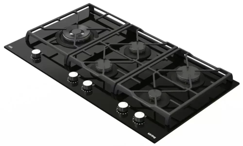 Газовая стеклянная варочная панель Korting HGG 9987 CTN FLC фото 3