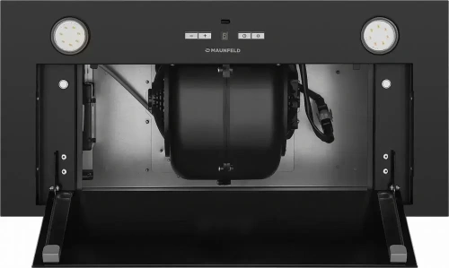 Встраиваемая кухонная вытяжка MAUNFELD Fantasy 1000ST 60 черное стекло фото 6