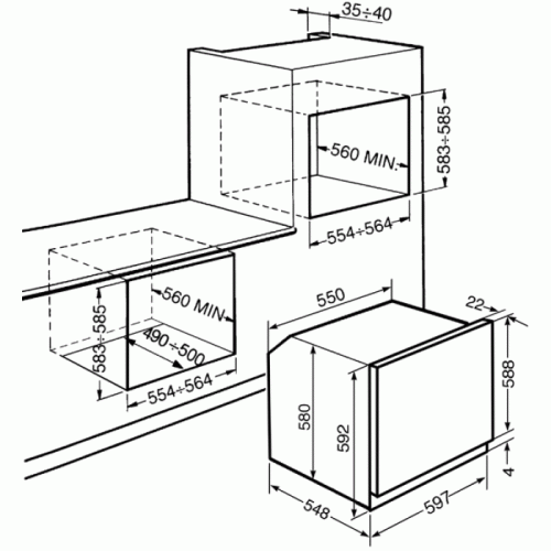 Духовой шкаф Smeg SFP805PO фото 3