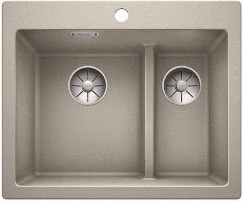 Мойка Blanco PLEON 6 Split SILGRANIT PuraDur жемчужный