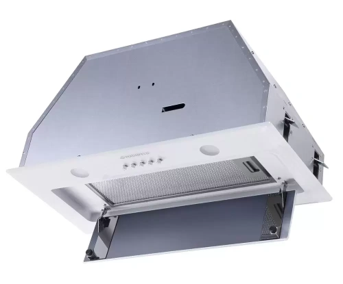 Встраиваемая вытяжка MAUNFELD TRAPEZE 601GG белый фото 2