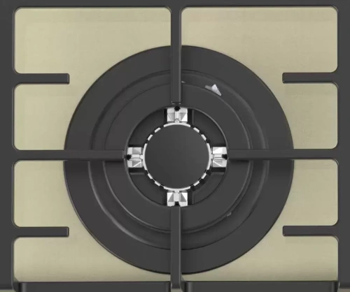 Газовая стеклянная варочная панель Korting HGG 6825 CTB фото 2