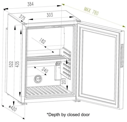 Минибар Dometic RH 430 LG фото 6